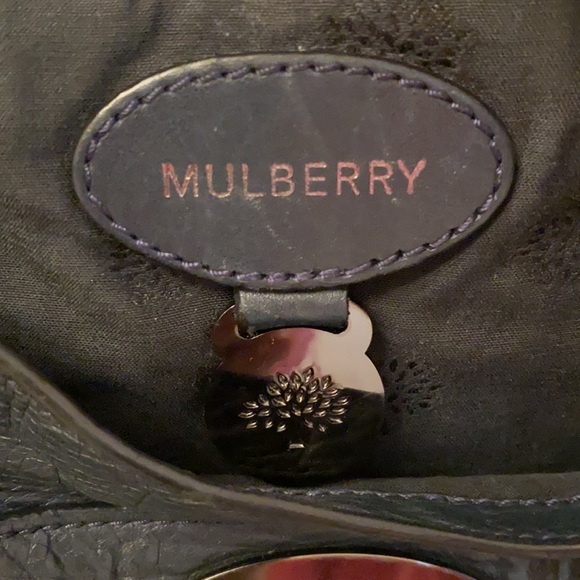 Mulberry Navy leather Antony bag - Picture 9 of 14